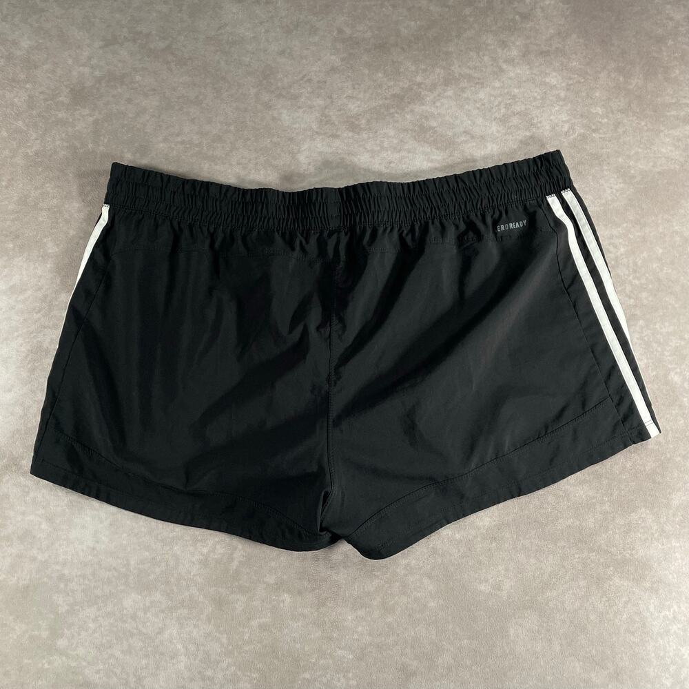 Women’s Adidas 3 Stripes Aero Ready 2XL Athletic Shorts Gym Athleisure Workout